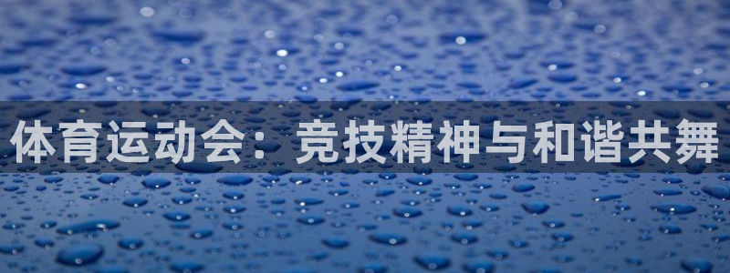 凯发官方平台体育：体育运动会：竞技精神与和谐共舞
